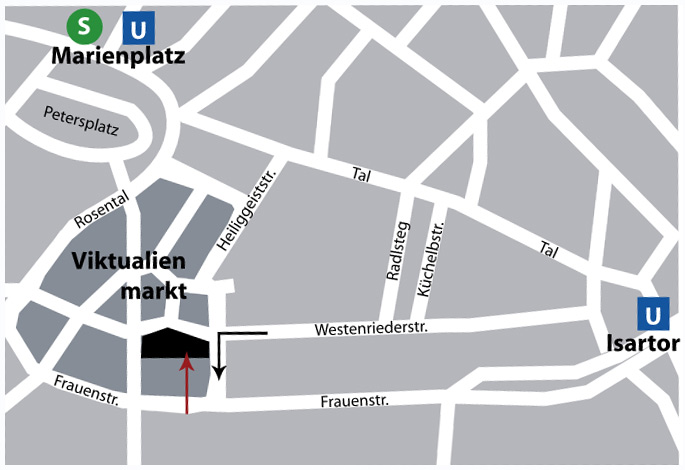 Lageplan Sababa München